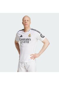 Adidas - Koszulka Real Madrid 24/25 Home Authentic. Kolor: biały. Materiał: materiał