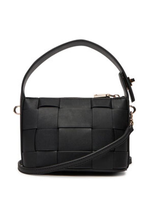 Guess Torebka Maylee Mini HWWG96 61720 Czarny. Kolor: czarny. Materiał: skórzane