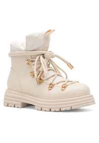 DeeZee Trzewiki LEDA WS6126-09 Beżowy. Kolor: beżowy. Materiał: materiał #3