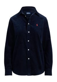 Polo Ralph Lauren Koszula 211A93203008 Granatowy Regular Fit. Typ kołnierza: polo. Kolor: niebieski. Materiał: bawełna #5