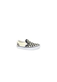 Buty Dziecko Vans Classic Slip-On czarny. Okazja: na co dzień. Zapięcie: bez zapięcia. Kolor: biały. Model: Vans Classic