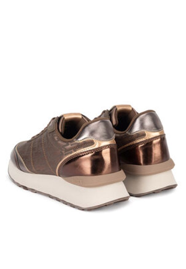MEXX Sneakersy MI001009343W Brązowy. Kolor: brązowy. Materiał: skóra