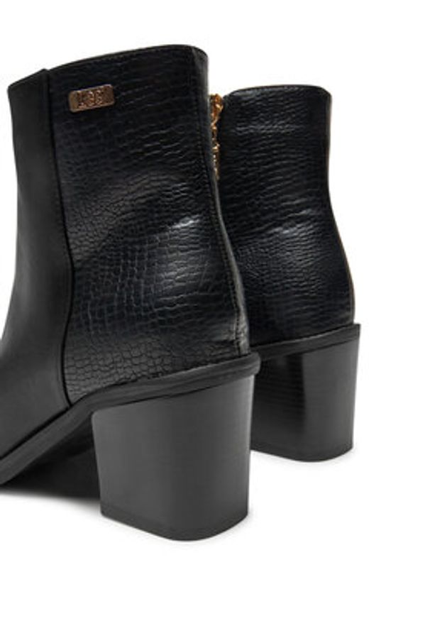 Lee Botki Amelia 50243017.11A Czarny. Kolor: czarny. Materiał: skóra