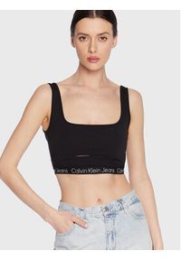 Calvin Klein Jeans Biustonosz top J20J220772 Czarny. Kolor: czarny. Materiał: syntetyk #4