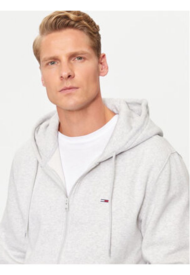 Tommy Jeans Bluza DM0DM20743 Szary Regular Fit. Kolor: szary. Materiał: bawełna
