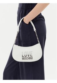 Love Moschino - LOVE MOSCHINO Torba JC4256PP0M Biały. Kolor: biały. Materiał: skórzane #4