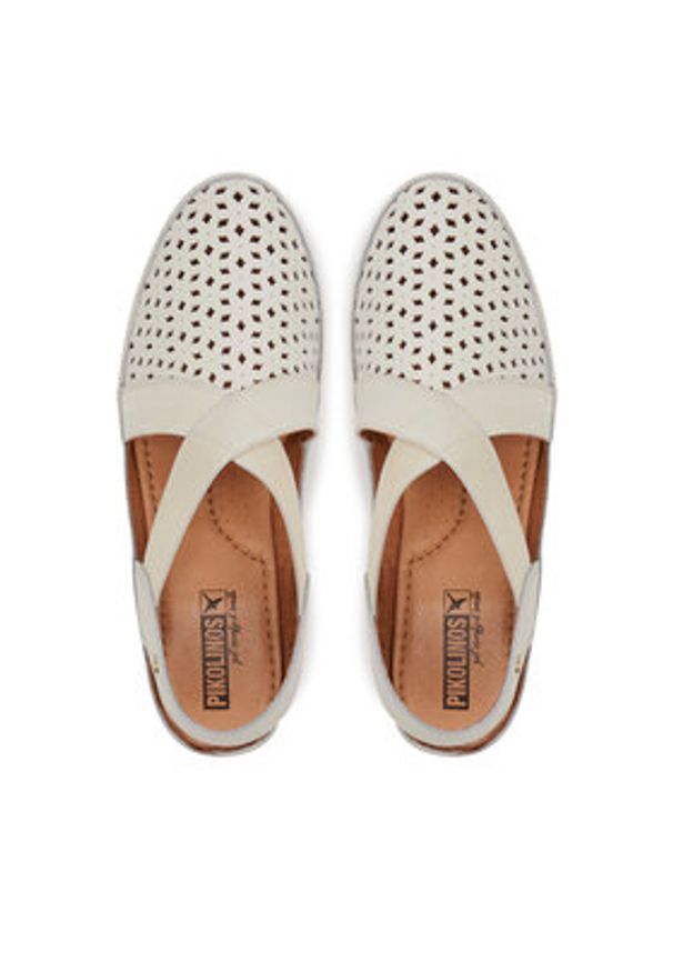 Pikolinos Espadryle W4A-1546 Biały. Kolor: biały. Materiał: skóra