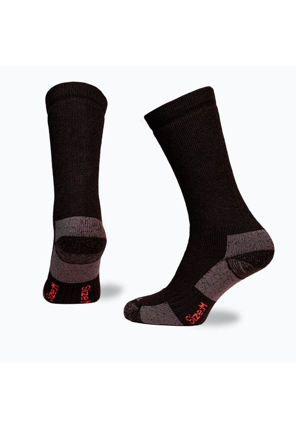 TEKO - Skarpety trekkingowe Teko Tactical Merino Boot Crew Height. Kolor: czarny