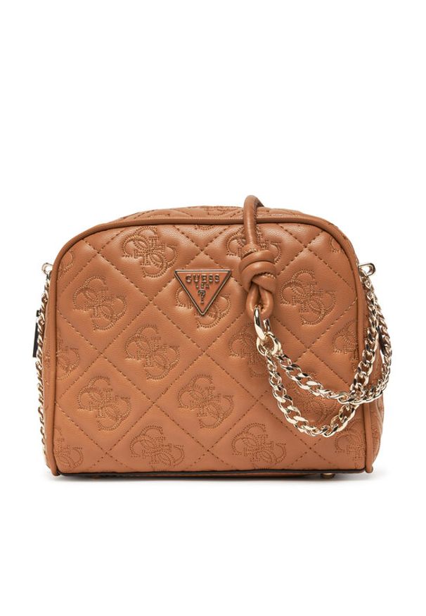 Guess Torebka Adelasia HWQL96 58140 Beżowy. Kolor: beżowy. Materiał: skórzane