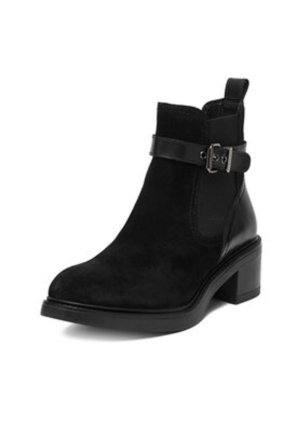 U.S. Polo Assn. Botki CEO-KATERI001W/ELE1 Czarny. Kolor: czarny. Materiał: zamsz, skóra