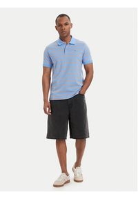 Tommy Jeans Polo DM0DM22708 Niebieski Regular Fit. Typ kołnierza: polo. Kolor: niebieski. Materiał: bawełna #3