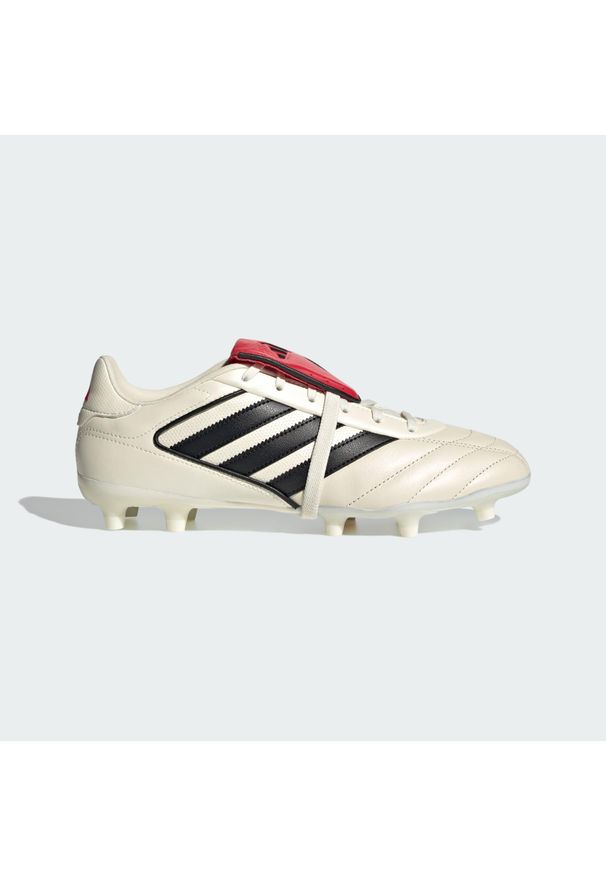 Adidas - Buty Copa Gloro 2 FG. Kolor: czarny, biały, czerwony, wielokolorowy. Materiał: skóra. Sport: piłka nożna