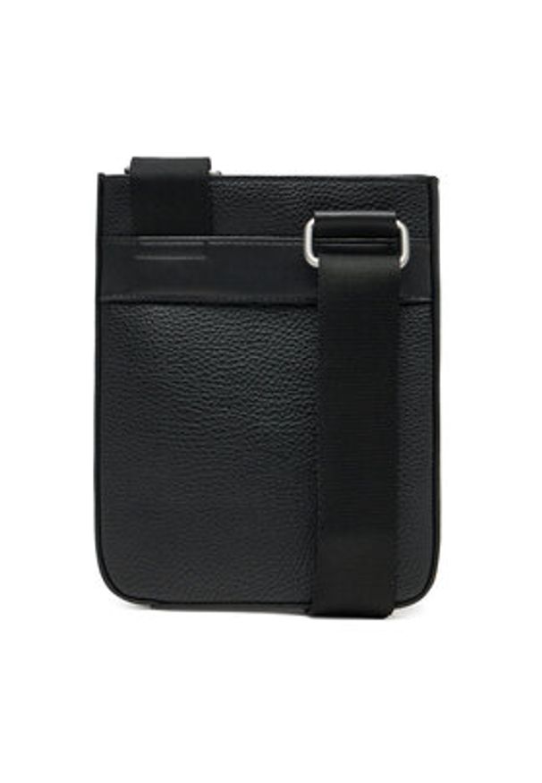 TOMMY HILFIGER - Tommy Hilfiger Saszetka Th Central Mini Crossover AM0AM13205 Czarny. Kolor: czarny. Materiał: skóra