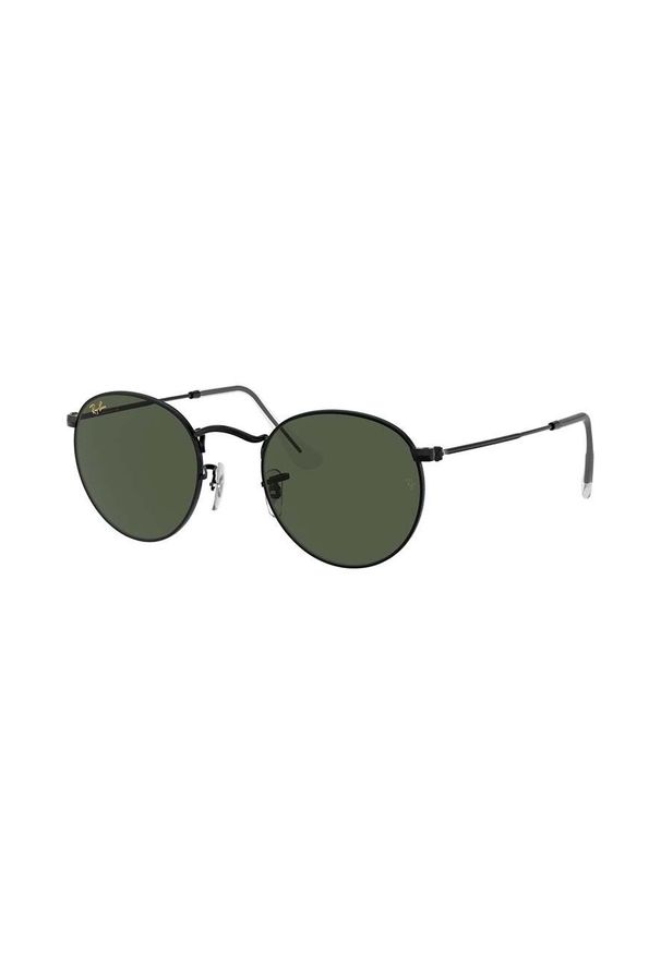 Ray-Ban okulary ROUND. Kształt: okrągłe. Kolor: czarny