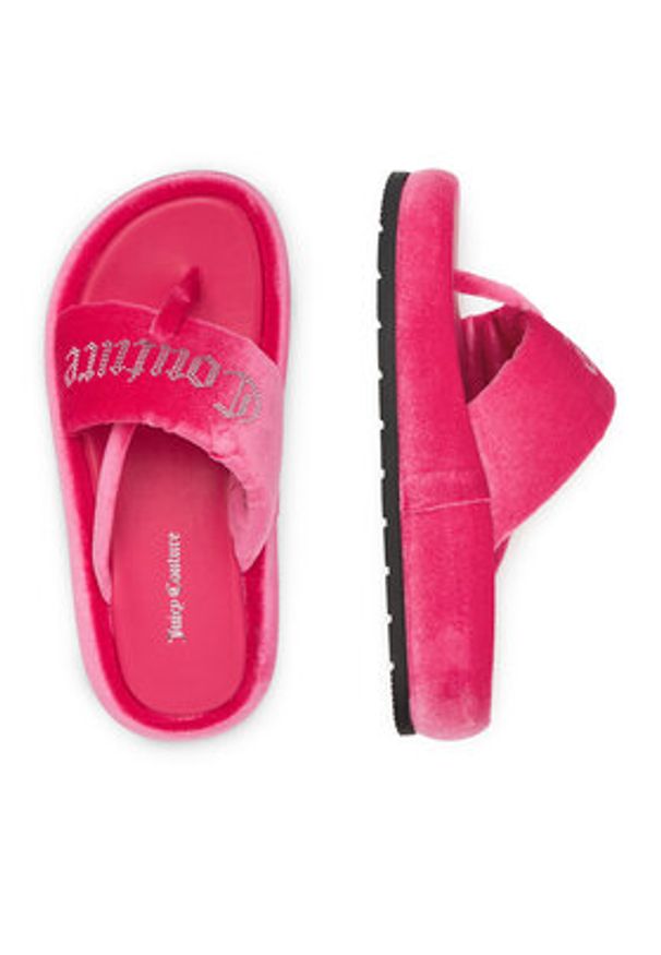 Juicy Couture Japonki WSS21533-01 Różowy. Kolor: różowy. Materiał: materiał