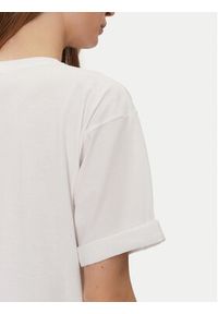 Elisabetta Franchi T-Shirt MA-035-51E2-V170 Biały Regular Fit. Kolor: biały. Materiał: bawełna #4