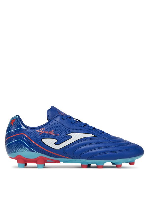 Joma Buty do piłki nożnej Aguila 2504 AGUS2504FG Niebieski. Kolor: niebieski. Materiał: skóra