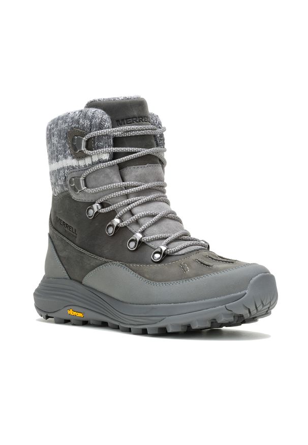 Śniegowce damskie Merrell Siren 4 Thermo Mid Zip WP. Kolor: szary. Sezon: zima. Styl: sportowy