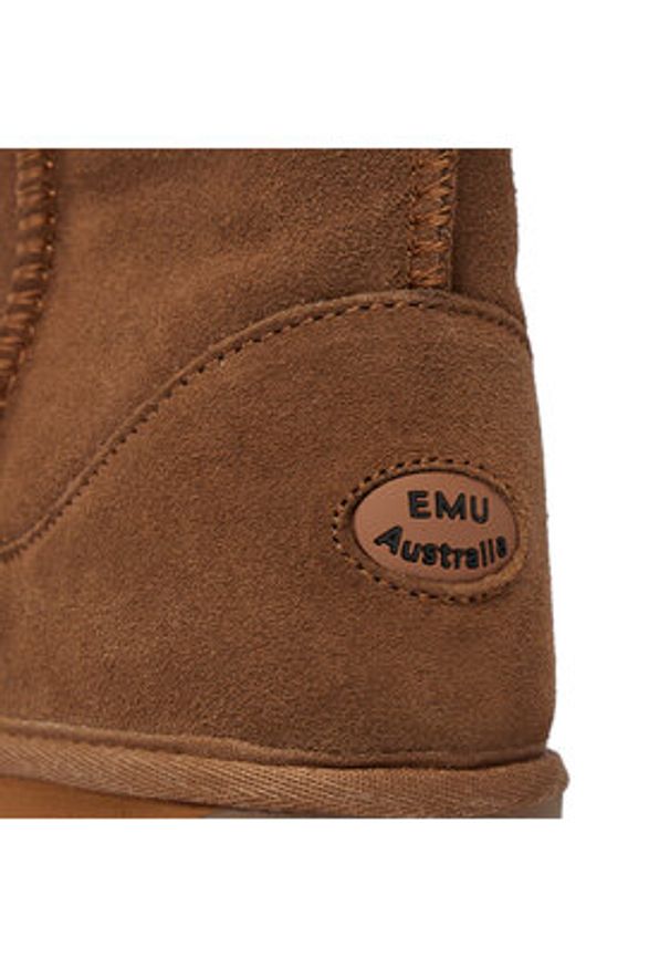 EMU Australia Śniegowce Wallaby Lo Teens T10102 Brązowy. Kolor: brązowy. Materiał: skóra