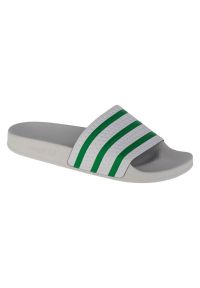 Adidas - Klapki adidas Originals Adilette M EG4946 białe zielone. Okazja: na plażę. Kolor: wielokolorowy, zielony, biały