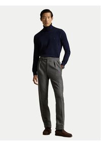 Polo Ralph Lauren Golf 710946145001 Granatowy Regular Fit. Typ kołnierza: golf, polo. Kolor: niebieski. Materiał: wełna #3