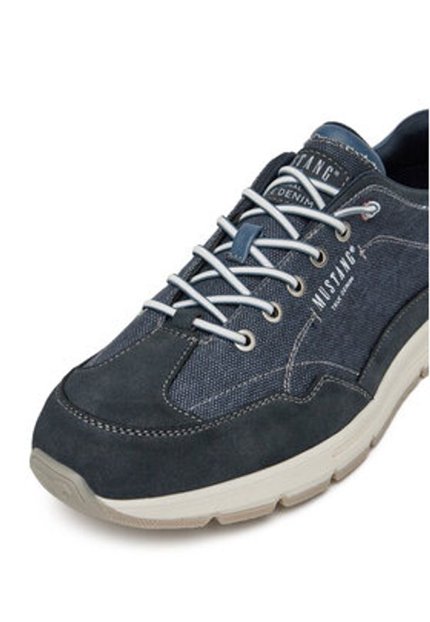 Mustang Sneakersy 4195-302 Granatowy. Kolor: niebieski. Materiał: materiał
