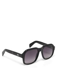Gino Rossi Okulary przeciwsłoneczne LD91348-1 Czarny. Kolor: czarny