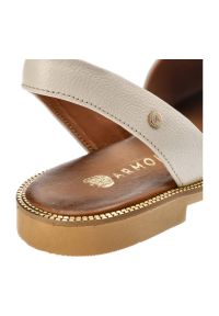 Beżowe Sandały Armodo Eleganckie Buty Damskie. Okazja: na co dzień. Zapięcie: pasek. Kolor: beżowy. Styl: elegancki #5