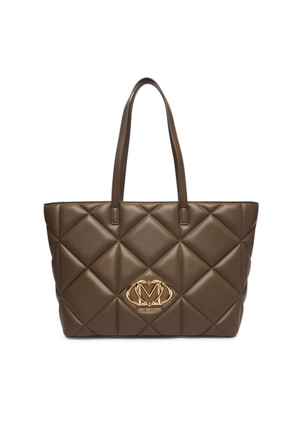 Love Moschino - LOVE MOSCHINO Torebka JC4120PP1OLC0203 Brązowy. Kolor: brązowy. Materiał: skórzane