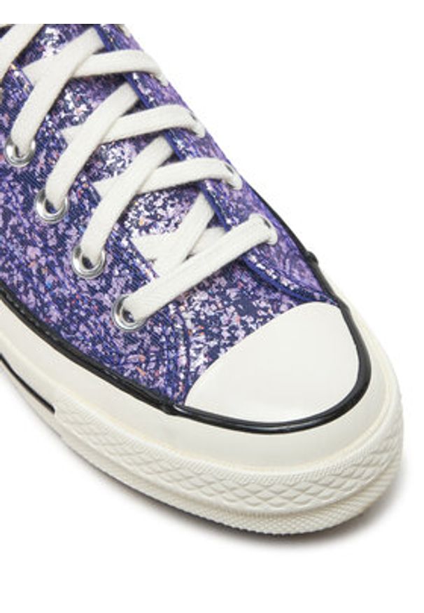 Converse Trampki Chuck 70 Glitter A11134C Granatowy. Kolor: niebieski. Materiał: materiał, syntetyk