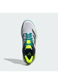 Adidas - Buty Crazyquick BOOST Padel. Zapięcie: zamek. Kolor: biały, czarny, wielokolorowy. Materiał: materiał. Sport: tenis