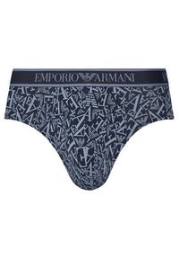 Emporio Armani Underwear Komplet 3 par slipów EM000369 AF10779 MB089 Granatowy. Kolor: niebieski. Materiał: bawełna #5