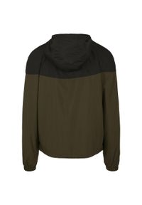 BUILD YOUR BRAND - Dwukolorowa Kurtka Windrunner Unisex Dla Dorosłych. Kolor: wielokolorowy, czarny, zielony