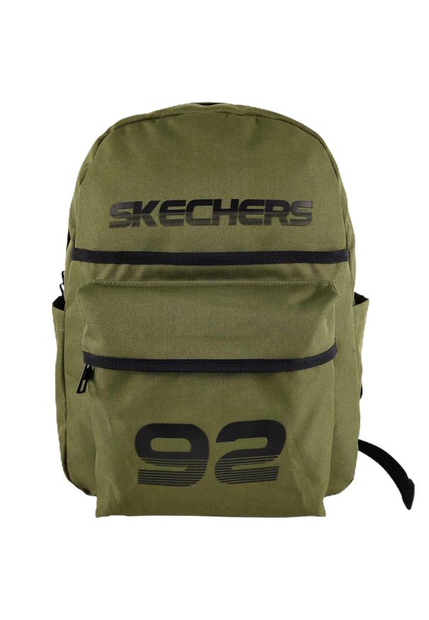 skechers - Plecak unisex Skechers Downtown Backpack pojemność 20 L. Kolor: zielony