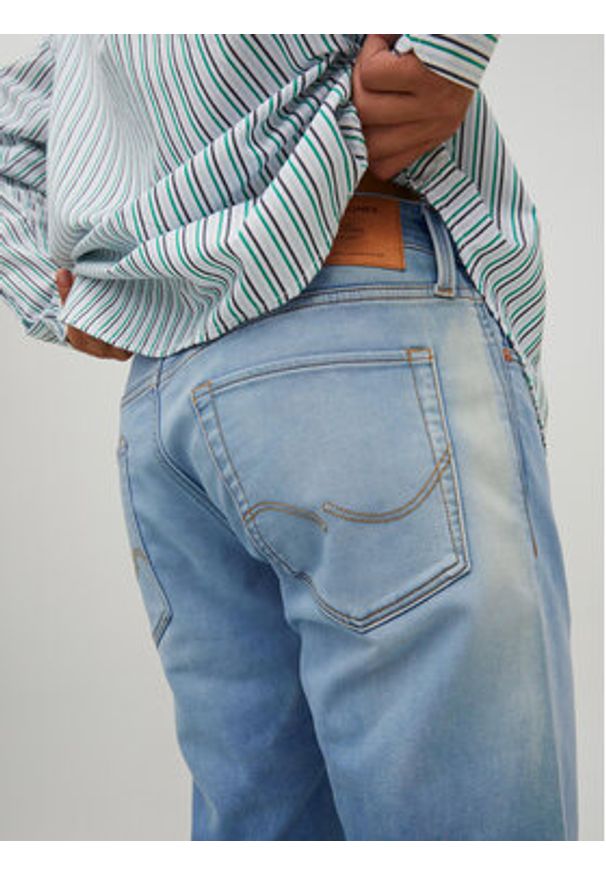 Jack & Jones - Jack&Jones Jeansy Glenn 12224131 Niebieski Slim Fit. Kolor: niebieski