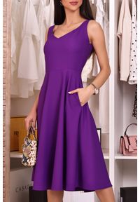 IVET - Sukienka PREVENA PURPLE. Okazja: na co dzień. Kolor: fioletowy. Styl: casual, elegancki #1