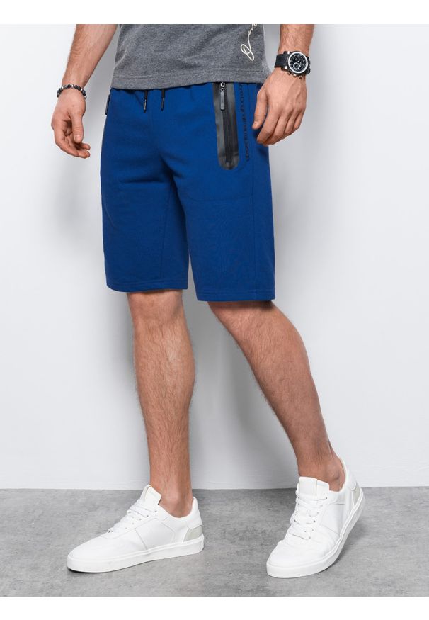 Niebieskie szorty Ombre Clothing krótkie