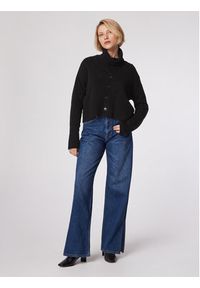 Simple Kardigan SWD512-01 Czarny Relaxed Fit. Kolor: czarny. Materiał: syntetyk #5