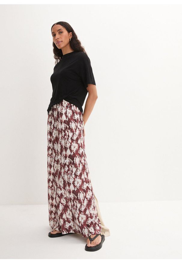 bonprix - Żakiet z czystego lnu. Kolor: beżowy. Materiał: len. Styl: elegancki