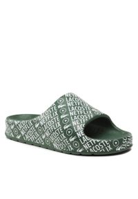 Klapki Lacoste Lacoste x Netlix 745CMA00652D2 Dk Grn/Wht. Kolor: zielony #1