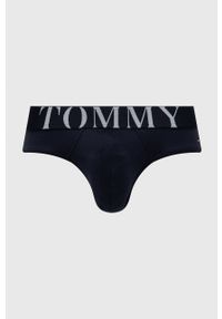 TOMMY HILFIGER - Tommy Hilfiger Slipy męskie kolor granatowy. Kolor: niebieski
