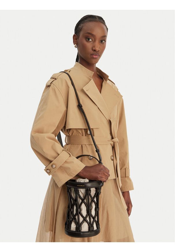 Coccinelle Torebka U2P Coccinellekoi E1 U2P 23 01 01 Czarny. Kolor: czarny. Materiał: skórzane