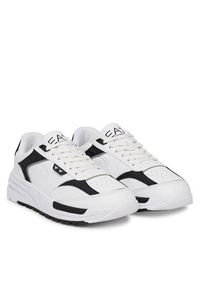 EA7 Emporio Armani Sneakersy X8X241 XK435 C695 Biały. Kolor: biały. Materiał: skóra #2