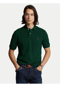 Polo Ralph Lauren Polo Core Replen 710795080 Zielony Slim Fit. Typ kołnierza: polo. Kolor: zielony. Materiał: bawełna