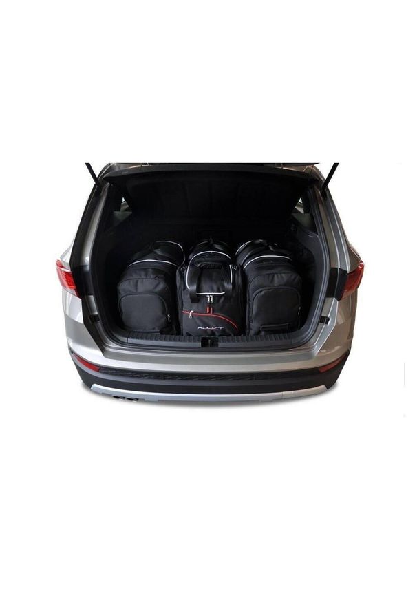 KJUST - Torby Do Bagażnika Seat Ateca 2016+ 4Szt Kjust. Kolor: czarny. Styl: sportowy