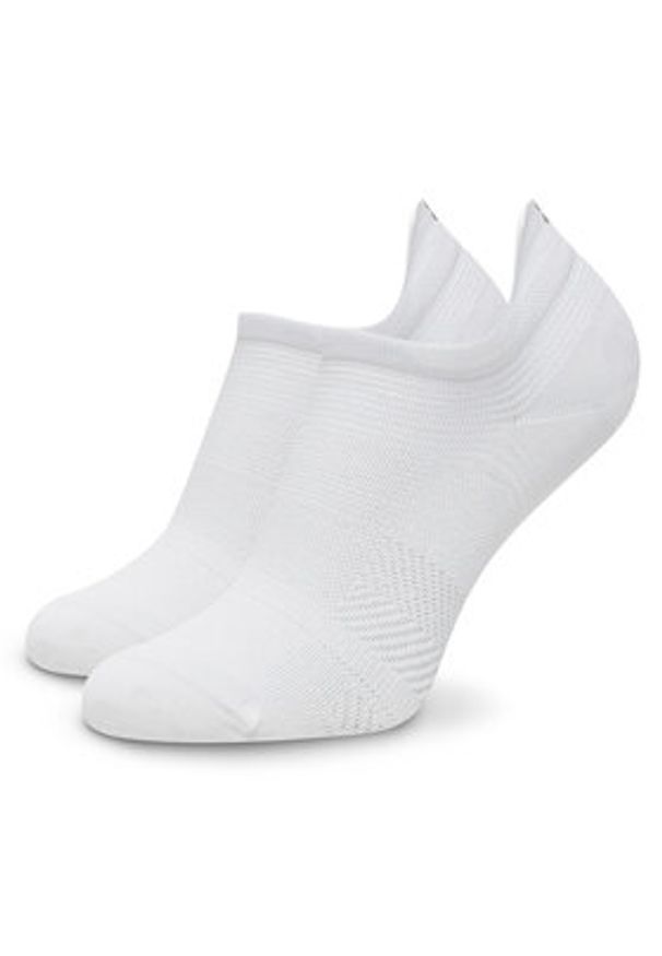 Under Armour Zestaw 3 par niskich skarpet unisex UA ArmourDry® Run 1386237 Biały. Kolor: biały. Materiał: poliester, materiał. Sport: bieganie