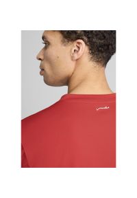 Puma - Męska koszulka domowa Egipt 2025 PUMA Red Black. Kolor: czerwony, wielokolorowy, czarny. Wzór: aplikacja