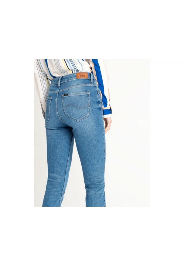 Lee - SPODNIE DAMSKIE LEE SCARLETT HIGH ZIP JADED L31BROEU 112107050