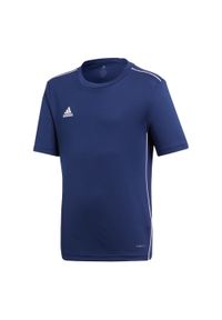 Adidas - Koszulka dla dzieci adidas Core 18 Training Jersey junior granatowa CV3494. Kolor: niebieski. Materiał: jersey #1