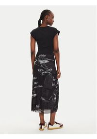 Desigual Sukienka codzienna Good News 24WWVK77 Czarny Regular Fit. Okazja: na co dzień. Kolor: czarny. Materiał: syntetyk, bawełna. Typ sukienki: proste. Styl: casual #5